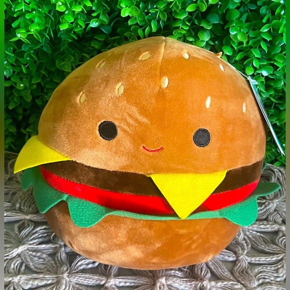 NWT Carl the Cheeseburger Squishmallows 8" - Picture 2 of 7
